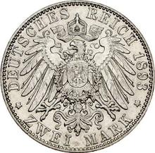 2 марки 1893 J   "Гамбург"