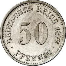 50 пфеннигов 1877 H  