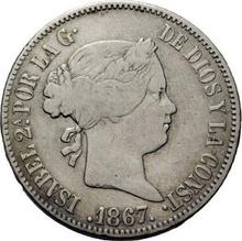 50 centavos 1867   