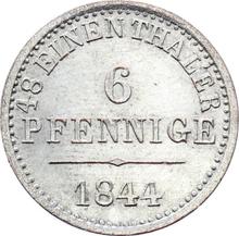 6 Pfennige 1844  S 
