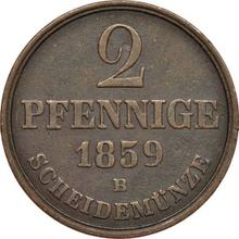 2 fenigi 1859  B 