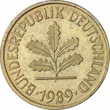 5 Pfennig 1989 G  