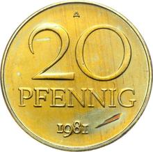 20 fenigów 1981 A  