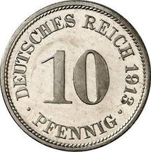 10 Pfennige 1913 F  
