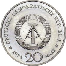 20 марок 1971    "Генрих Манн"