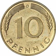 10 Pfennige 1990 D  