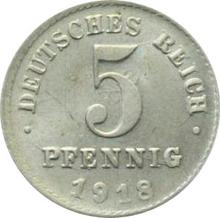 5 Pfennig 1918 D  