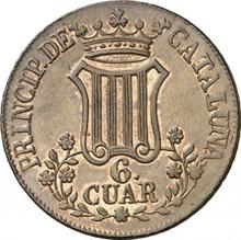 6 Cuartos 1846    "Katalonien"
