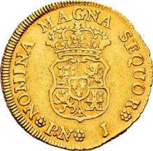 2 escudo 1758 PN J 