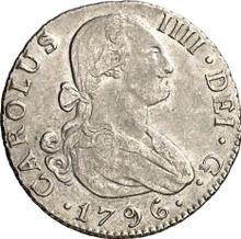 2 Reales 1796 S CN 
