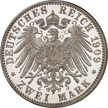 2 марки 1909 E   "Саксония"