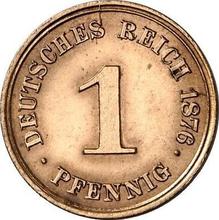 1 Pfennig 1876 E  