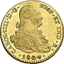 2 escudos 1804 S CN 