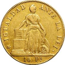 10 песо 1851 So  