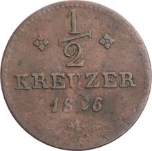 1/2 Kreuzer 1826   