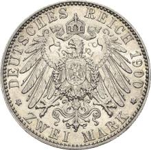 2 марки 1900 E   "Саксония"