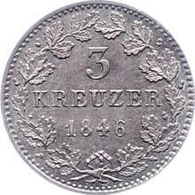 3 Kreuzer 1846   