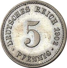 5 fenigów 1902 A  