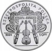 10 Zlotych 2001 MW  RK "Internationaler Violinwettbewerb"