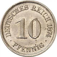 10 Pfennige 1874 A  