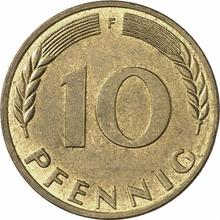 10 Pfennige 1968 F  