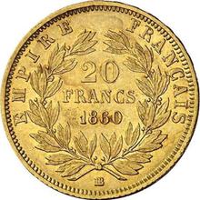 20 Francs 1860 BB  