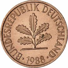 2 Pfennig 1988 G  