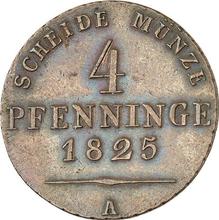 4 Pfennige 1825 A  