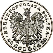 200000 Zlotych 1990    "Fryderyk Chopin"