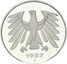 5 марок 1987 J  