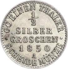 Medio Silber Groschen 1850 A  