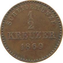 Medio kreuzer 1869   