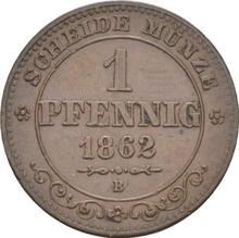 1 fenig 1862  B 