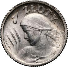 1 Zloty 1924    "A woman with ears of corn"