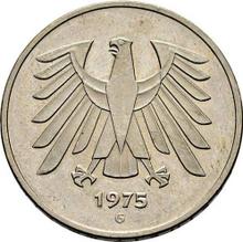 5 марок 1975 G  