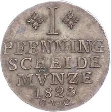 1 Pfennig 1823  CvC 