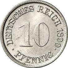 10 fenigów 1890 G  