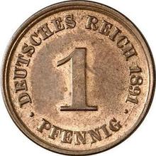 1 Pfennig 1891 D  