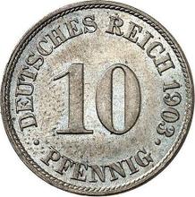 10 Pfennig 1903 J  