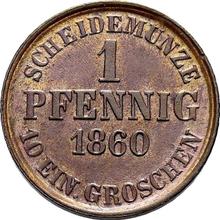 1 fenig 1860   