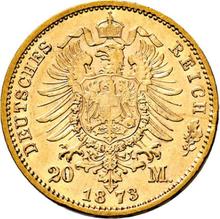 20 Mark 1873 E   "Sachsen"