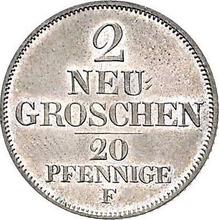 2 Neugroschen 1847  F 