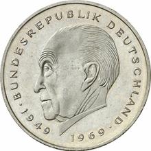 2 марки 1983 J   "Аденауэр"