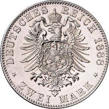 2 марки 1888 G   "Баден"