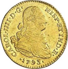 2 escudo 1793 NR JJ 
