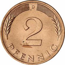 2 Pfennig 1979 D  