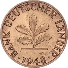 1 fenig 1948 D   "Bank deutscher Länder"