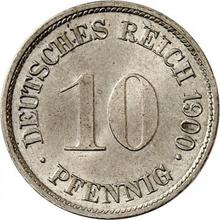 10 fenigów 1900 G  