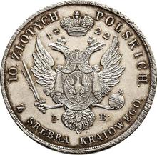 10 Zlotych 1822  IB 