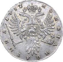Poltina (1/2 rublo) 1737    "Tipo 1735"